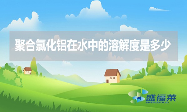 聚合氯化鋁在水中的溶解度是多少？